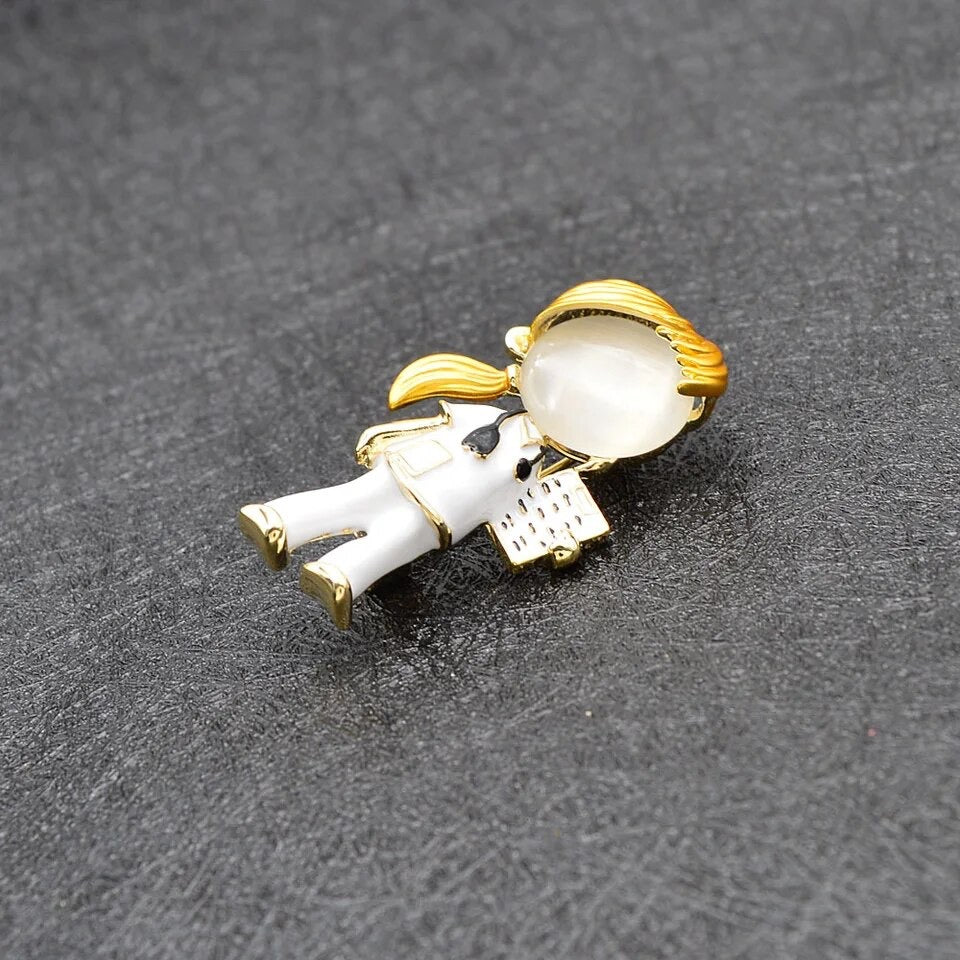 Brooch lapel pin medical practitioners