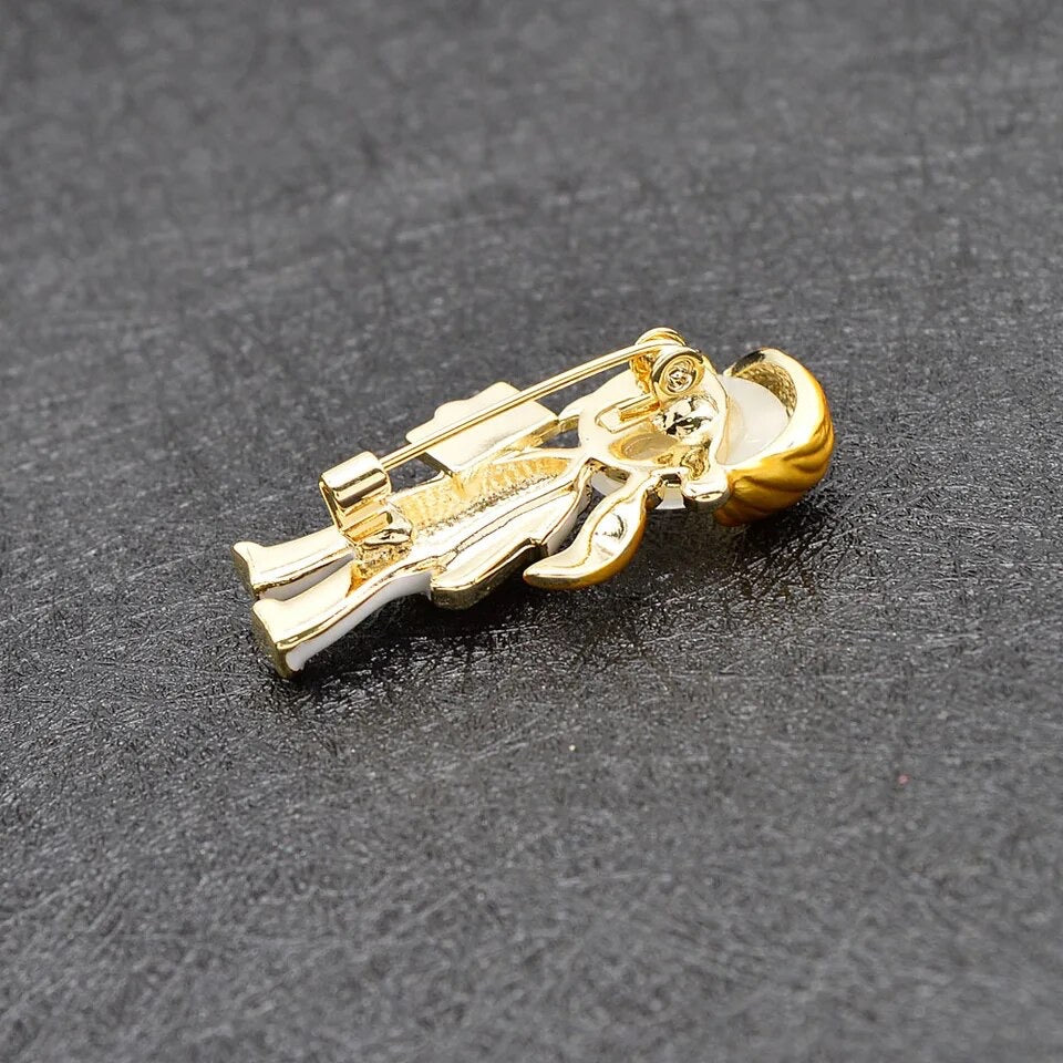 Brooch lapel pin medical practitioners