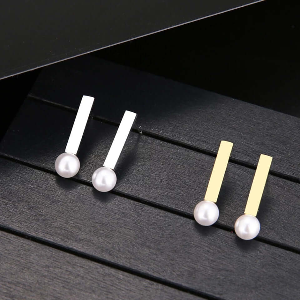 Beautiful stud earrings stainless non tarnish great quality