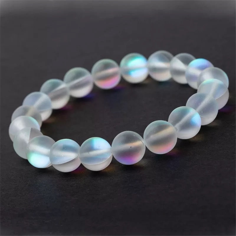 Moonstone Bracelet set natural stone best gift Unisex jewelry