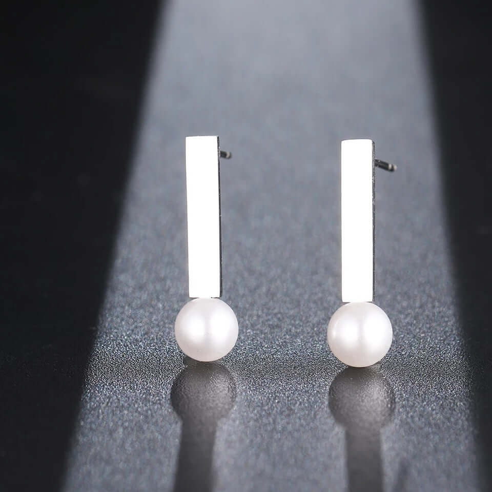 Beautiful stud earrings stainless non tarnish great quality