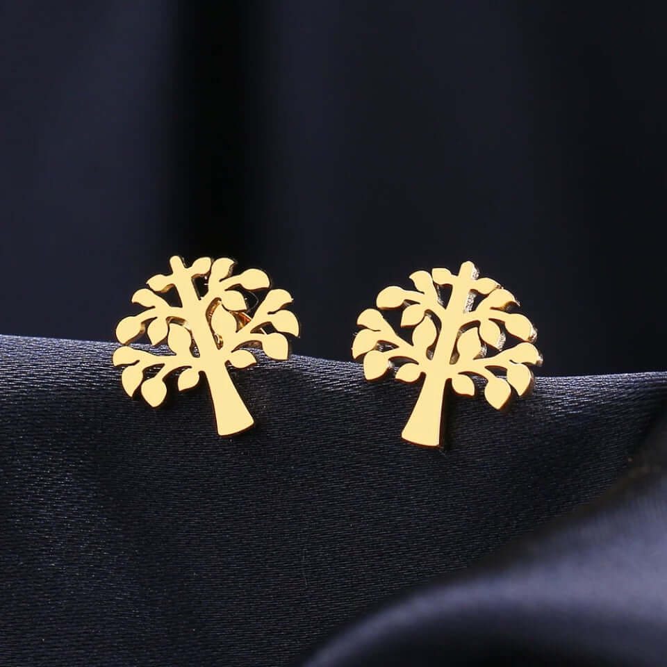 Fortune Charm earrings stainless jewelry no fade gift