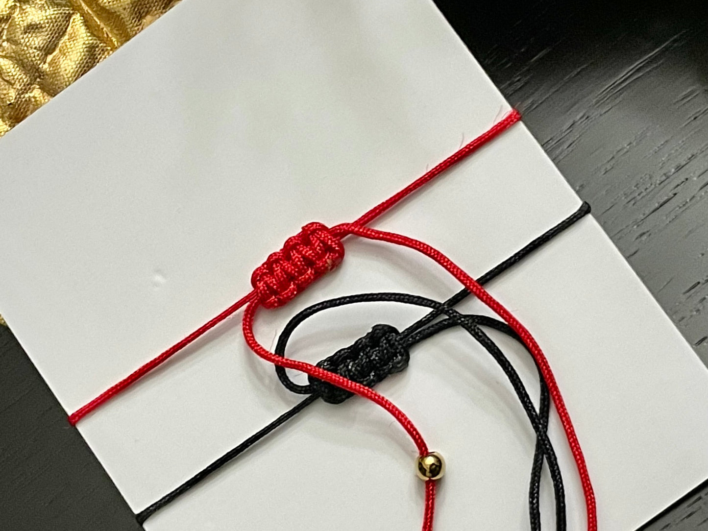 Bracelet pair evil eye thread pull jewelry gift