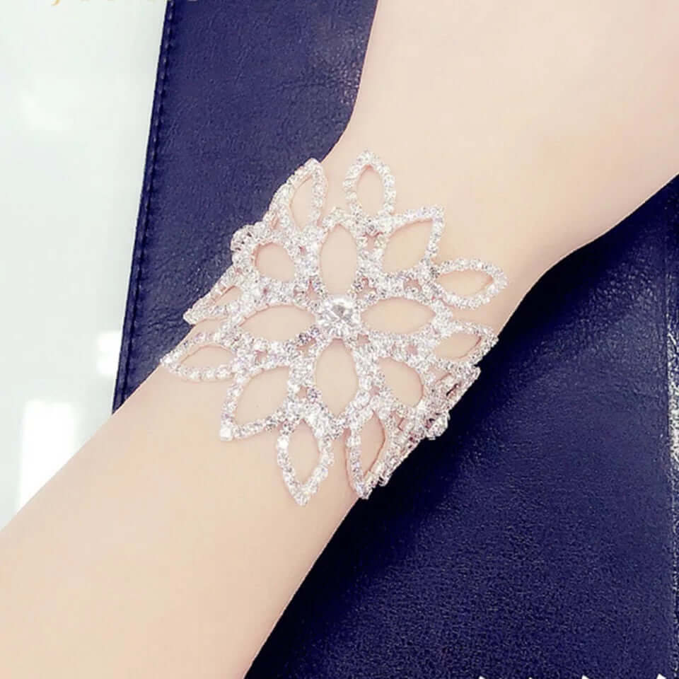 Bridal arm bracelet/anklet rhinestone jewelry adjustable wedding accessories