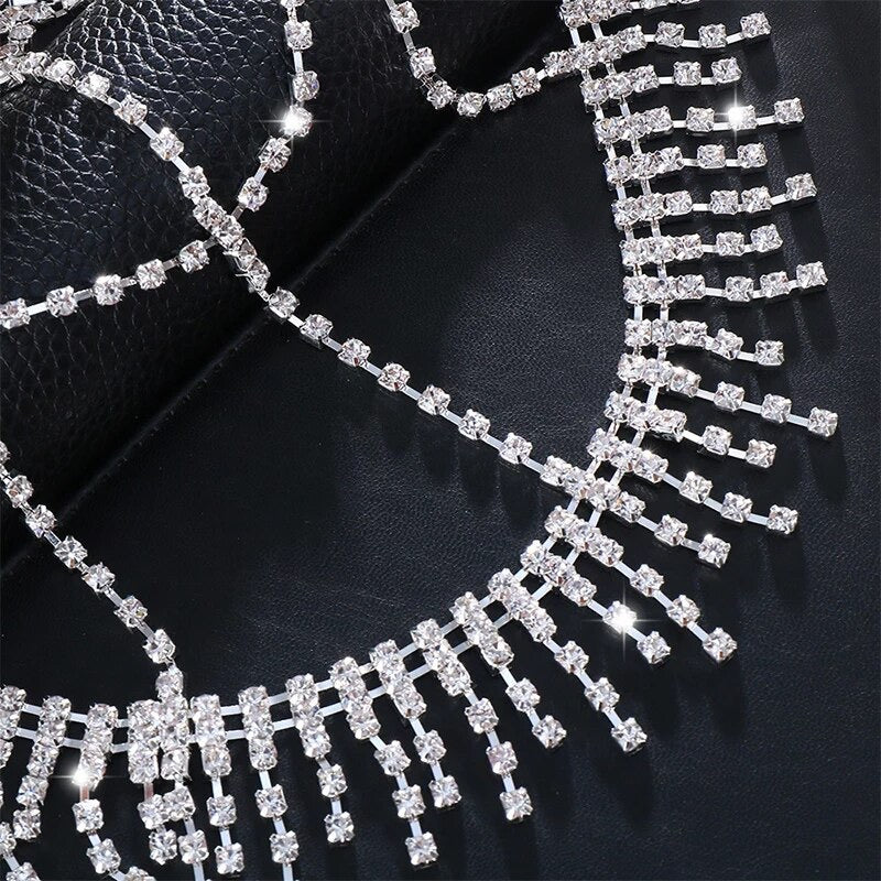 Rhinestone head jewelry decor