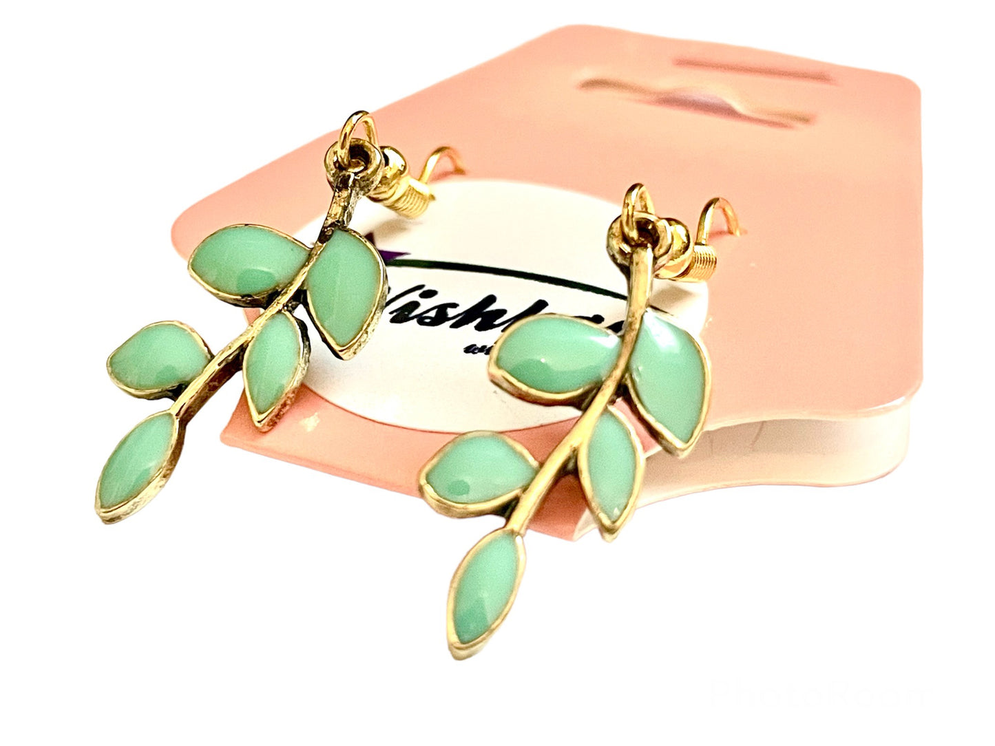 Ethnic earring hanging jhumka antique style gold jewelry