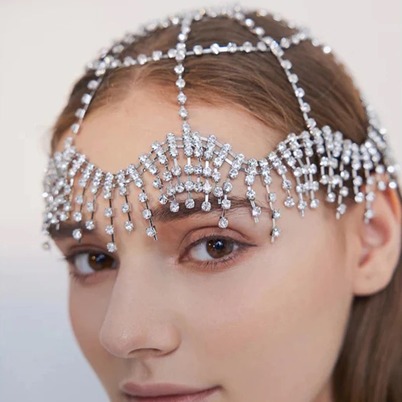 Rhinestone head jewelry decor