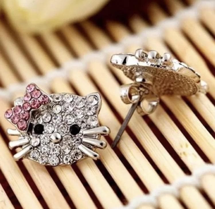hello kitty necklace earrings ring complete jewelry set