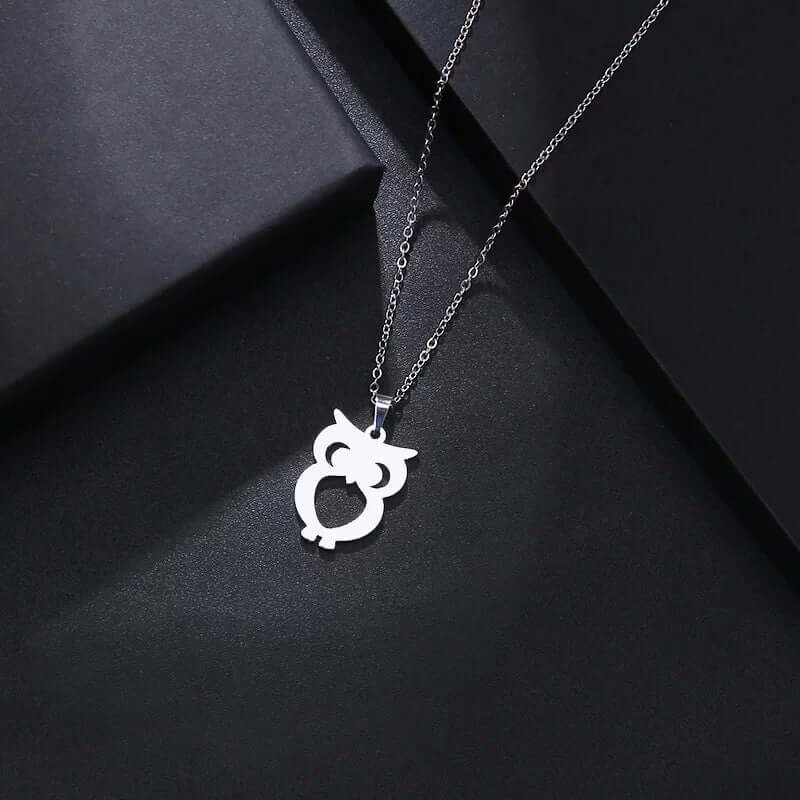 Charm Owl necklace earring set non fade jewelry gift high quality