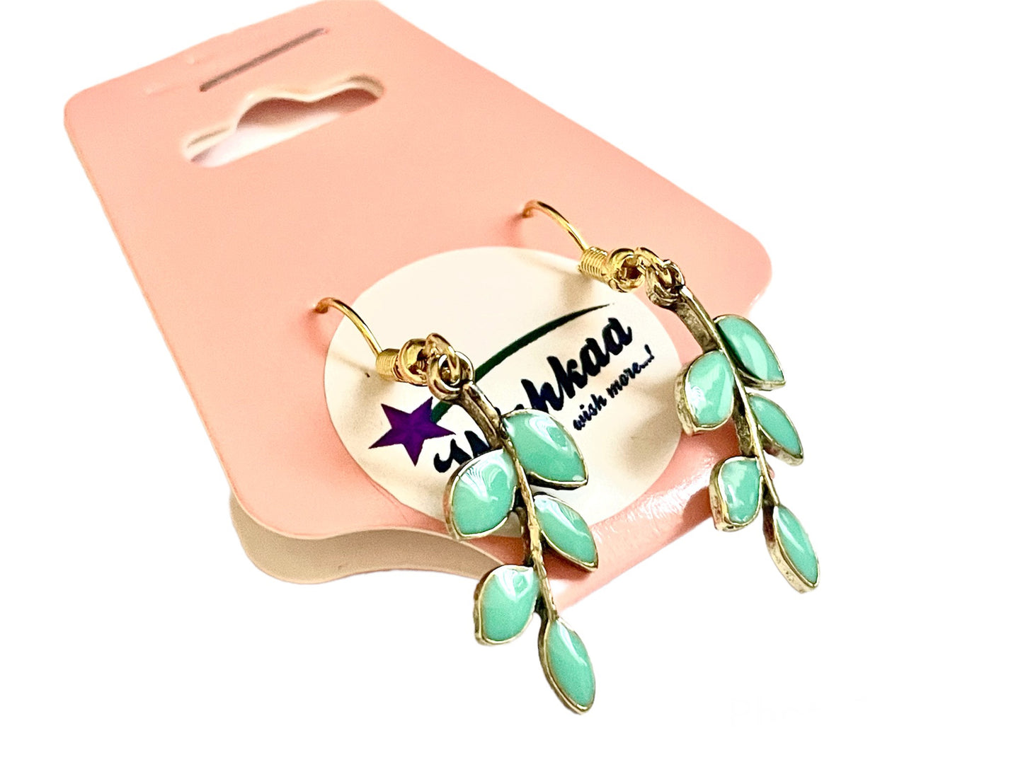 Ethnic earring hanging jhumka antique style gold jewelry