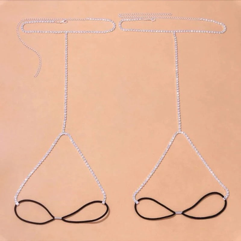 Thigh jewelry 1 pair cocktail chain women gift