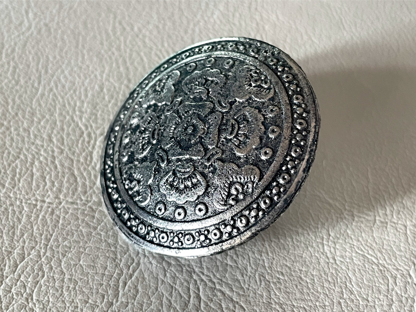 Ring antique look unique adjustable peacock jewelry