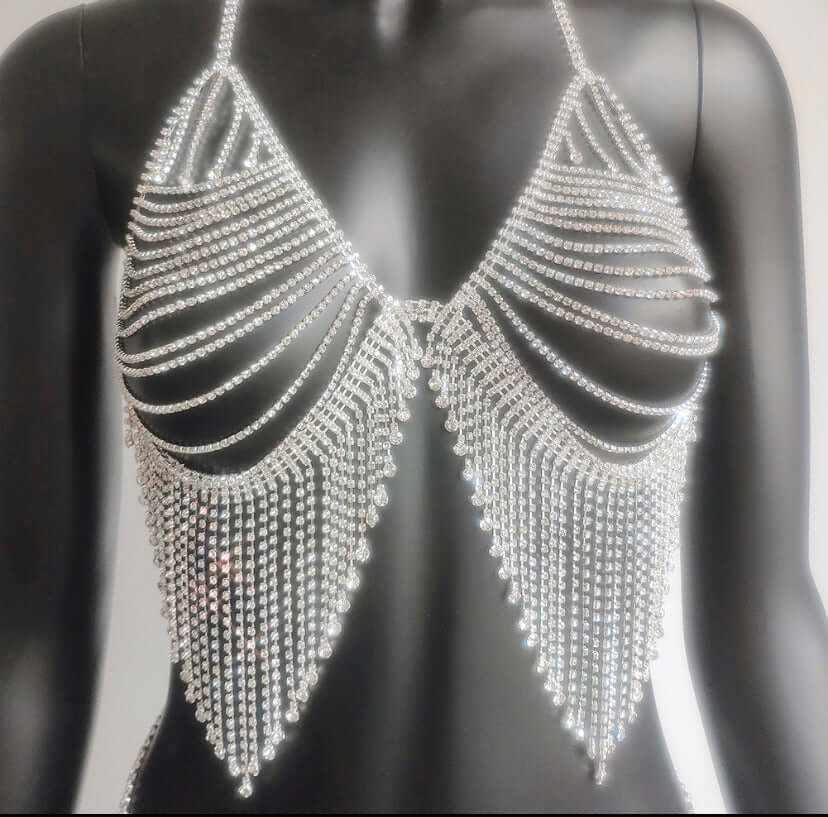 Bikini chains Crystal Rhinestone for Women Bling Thong Set Jewelry