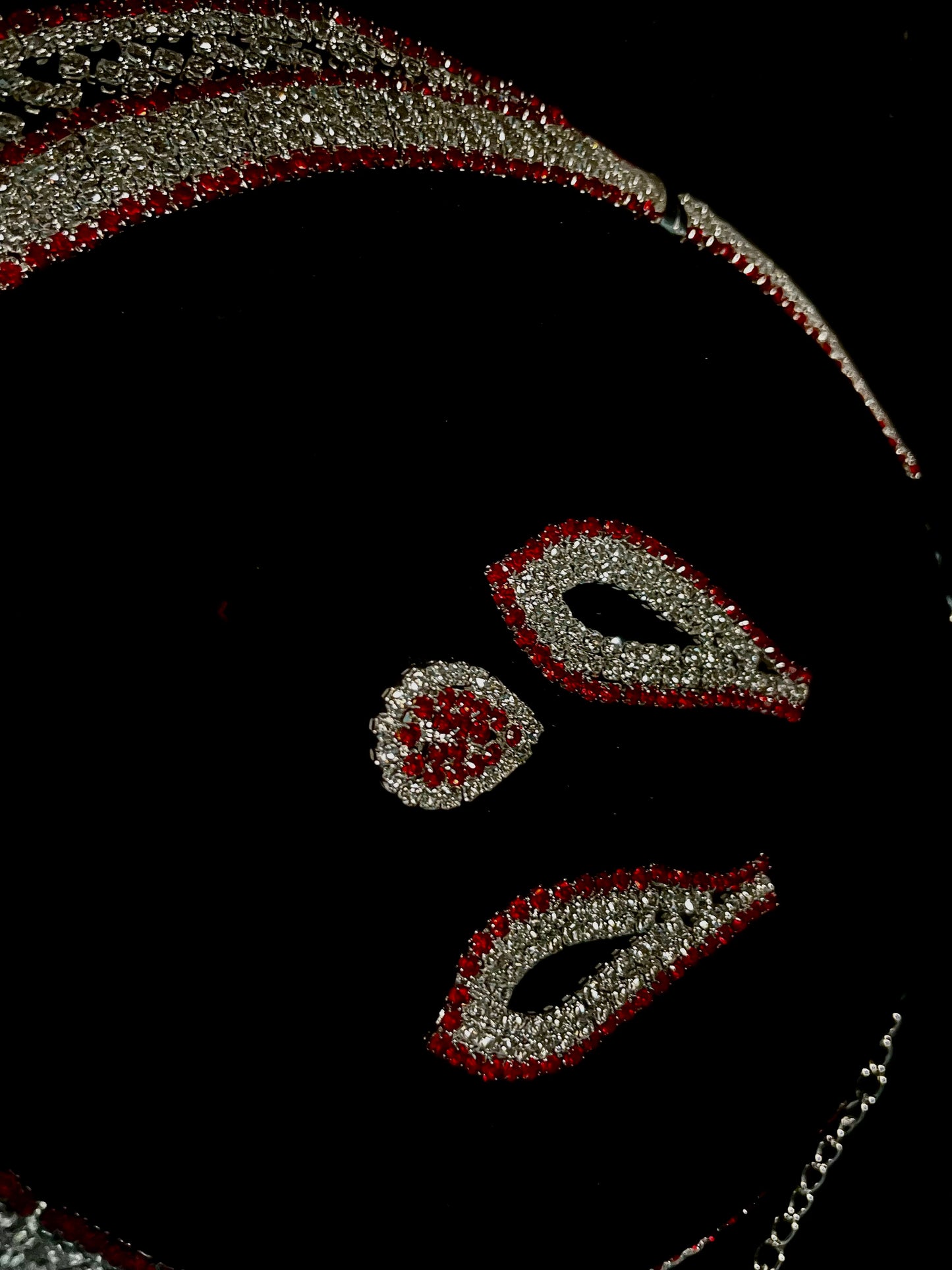 Rhinestone necklace earrings bracelet ring combo pageant jewelry