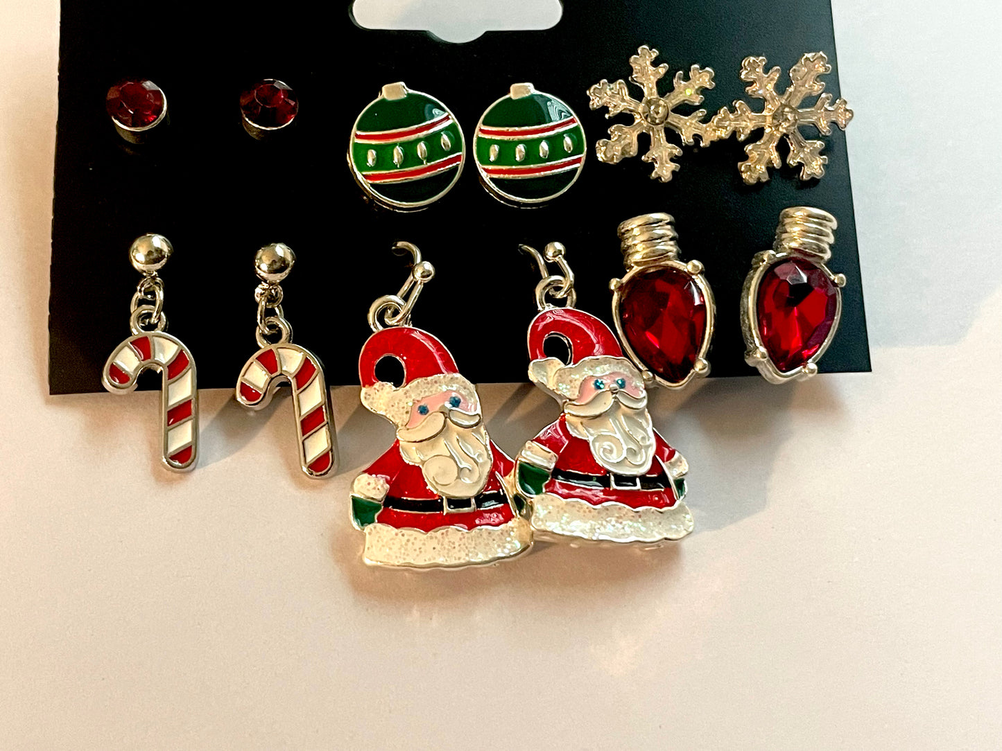 Christmas earrings jewelry gift combo