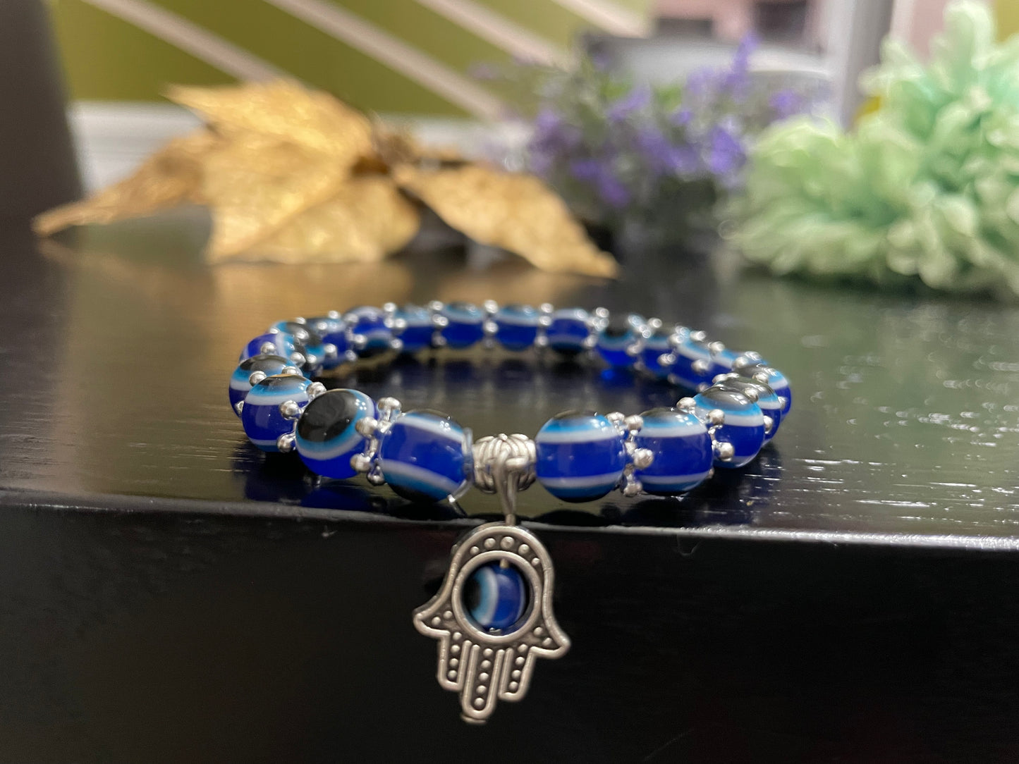 Bracelet hamza charm evil eye protection jewelry
