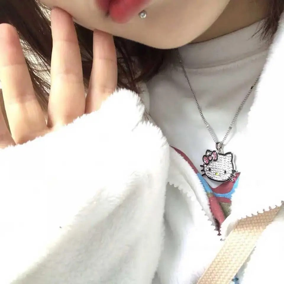Kitty necklace charm pendant jewelry gift