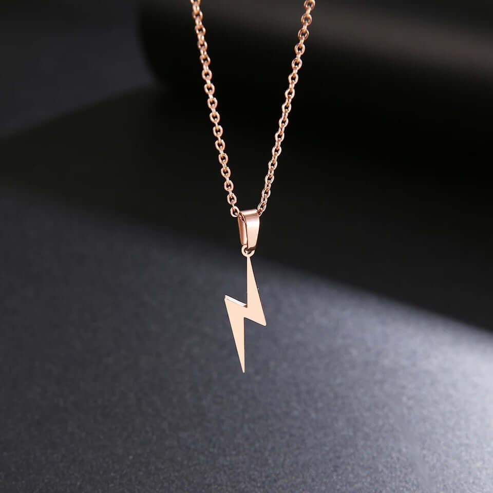 Charm necklace Lighting pendant high quality stainless jewelry