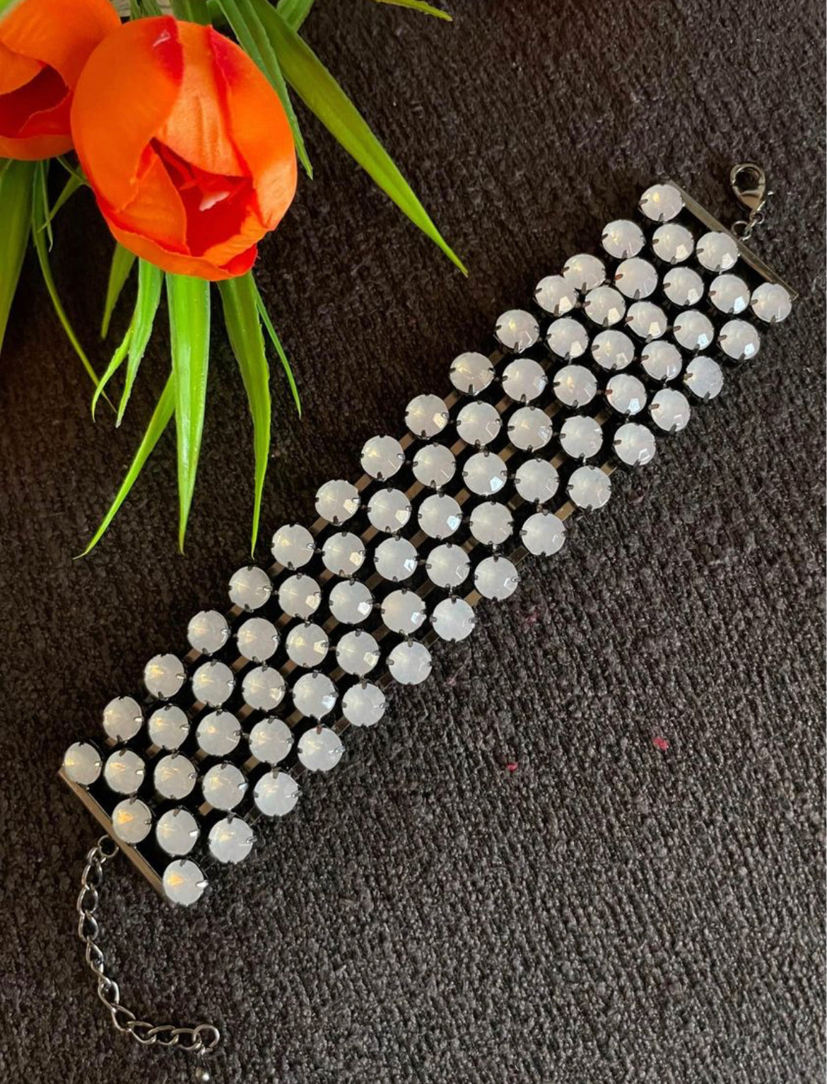 Choker necklace handcrafted statement jewelry gift