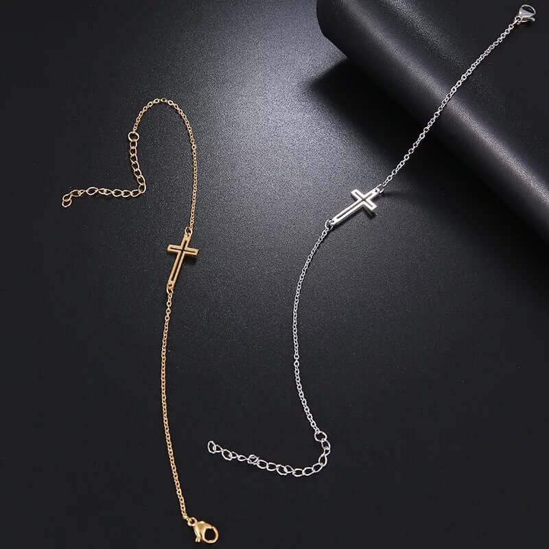 Cross bracelet stainless non fade women jewelry holiday gift