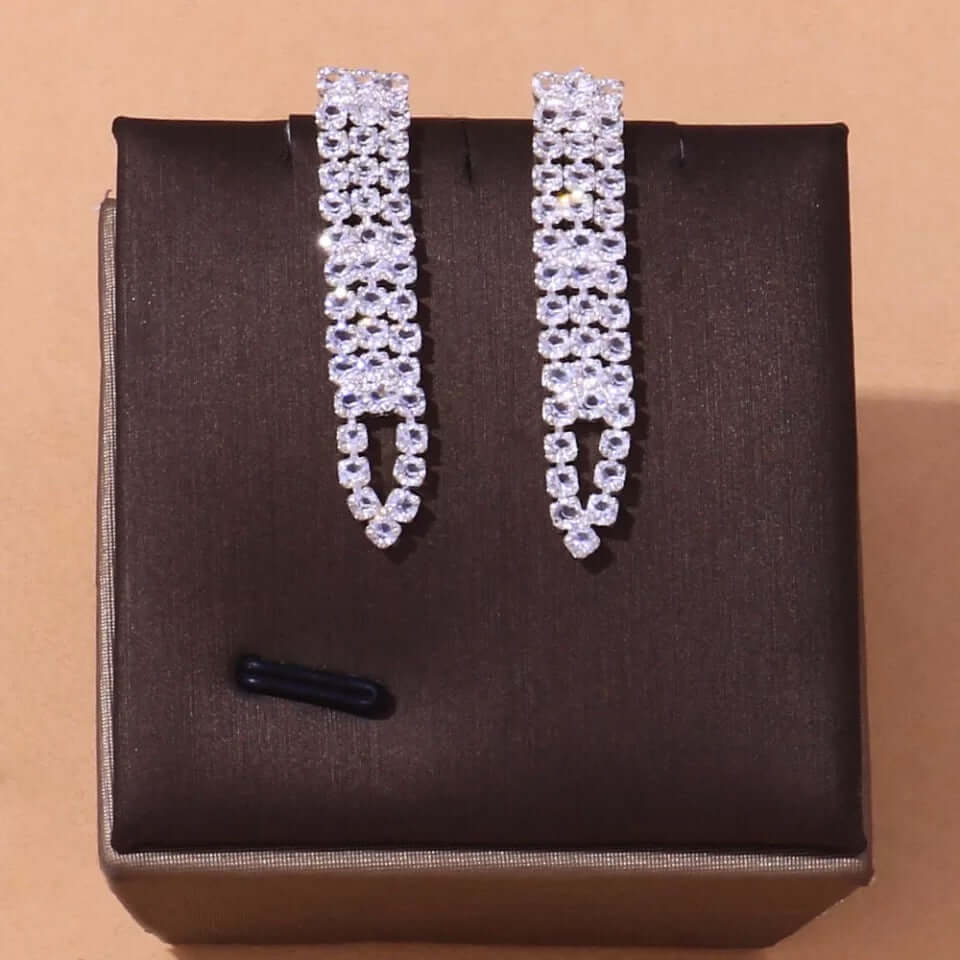 Bridal necklace set combo pageant jewelry gift