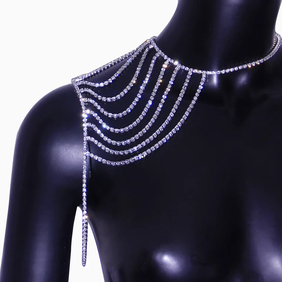 Shoulder chain rhinestone jewelry