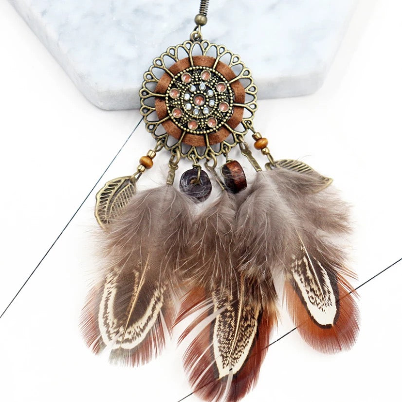 Unique earrings lightweight tribal jewelry gift for women/girls