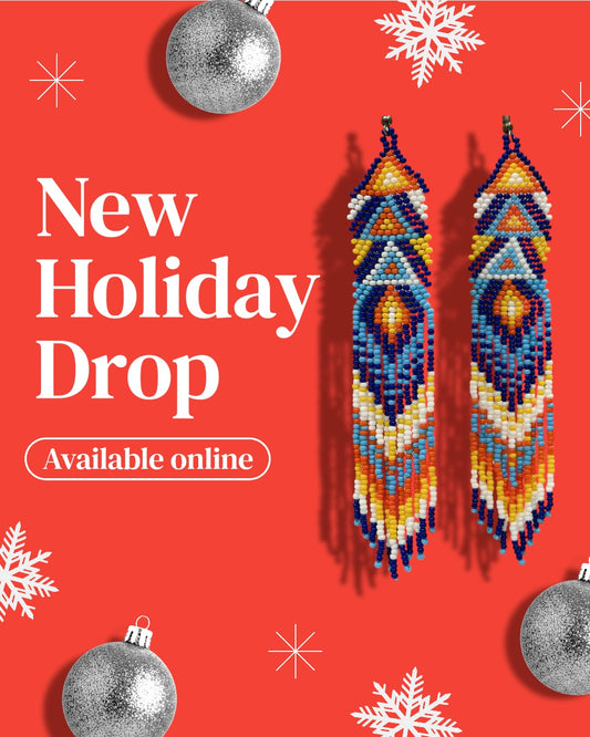 "Handmade Seed Bead Long Tassel Earrings – Boho Statement Lightweight Jewelry"
