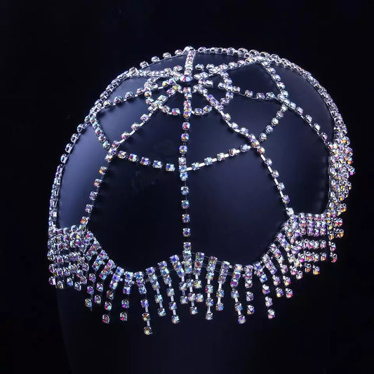 Rhinestone head jewelry decor