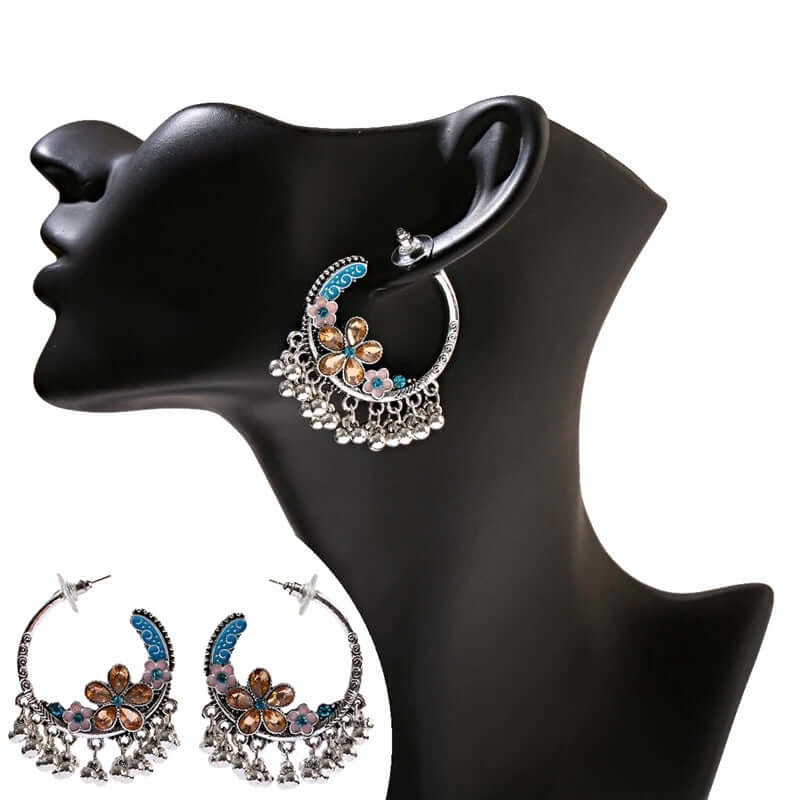 Ethnic Earrings oxidized decorations boho jewelry gift