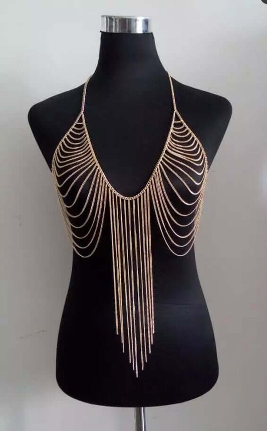 Bikini Necklace top jewelry chain decor prom gift