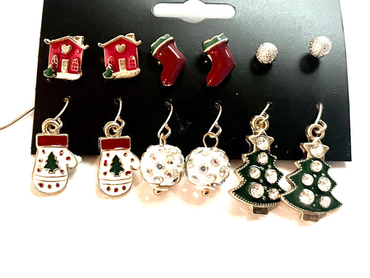 Christmas earrings combo set wear or share