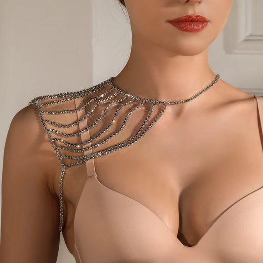 Shoulder chain rhinestone jewelry