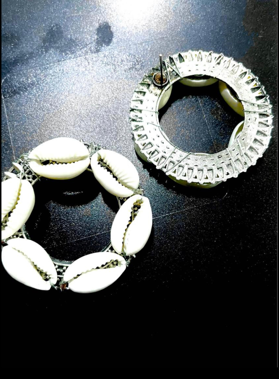 Handcrafted earrings stud seashell women jewelry gift