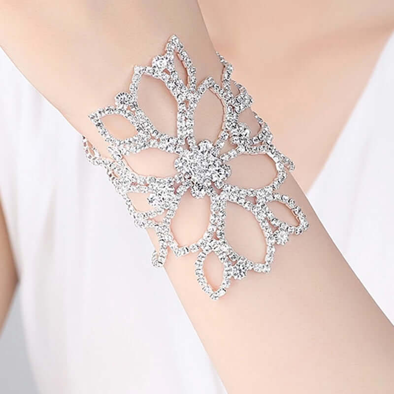 Bridal arm bracelet/anklet rhinestone jewelry adjustable wedding accessories