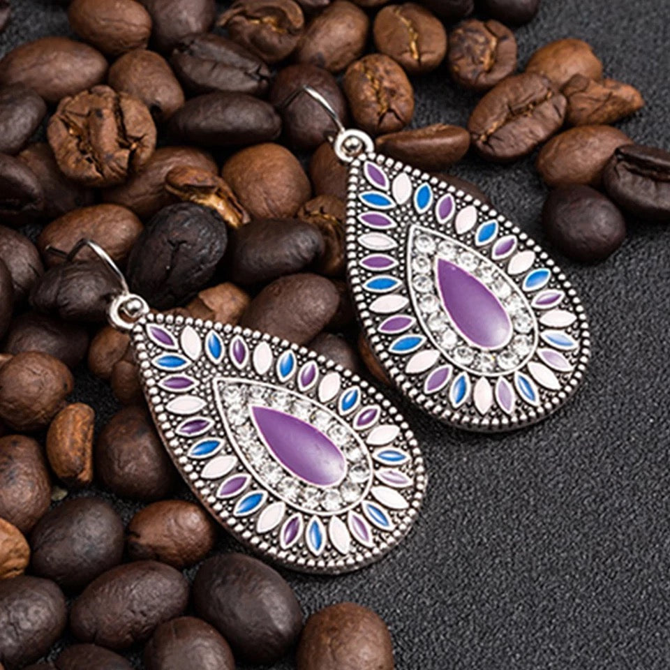 Handcrafted earrings boho jewelry gift