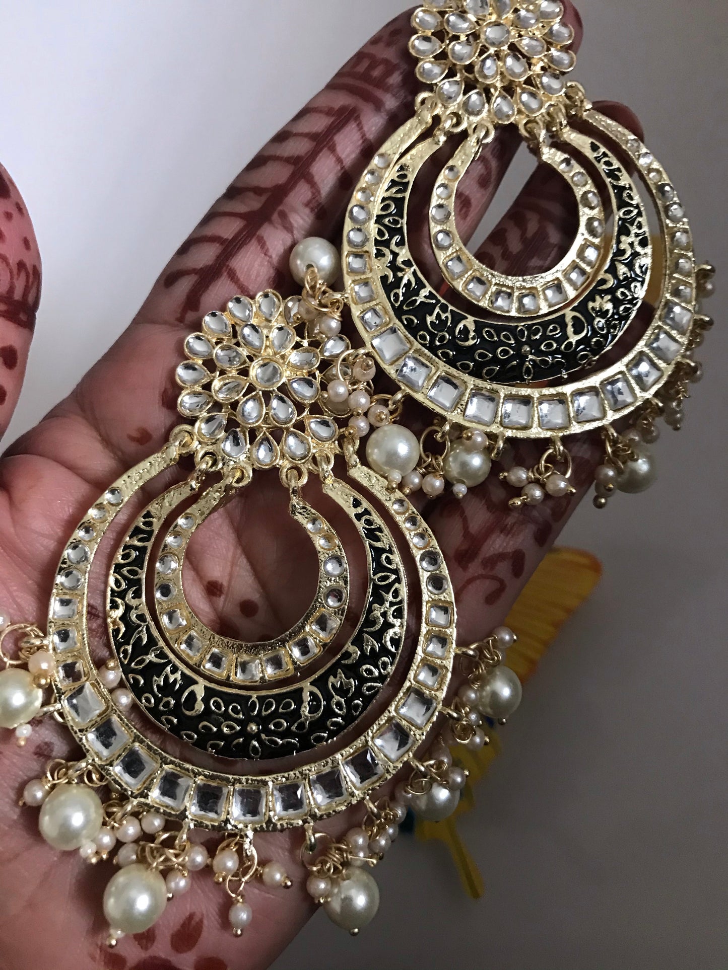 Moon Earrings Beautiful chandbali Earrings Ethnic Design