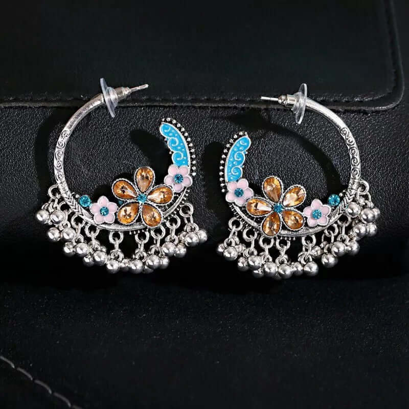 Ethnic Earrings oxidized decorations boho jewelry gift