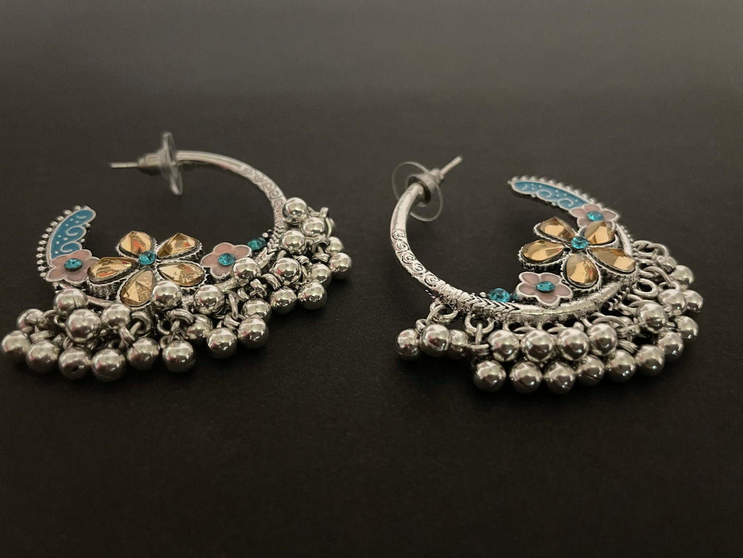 Ethnic Earrings oxidized decorations boho jewelry gift