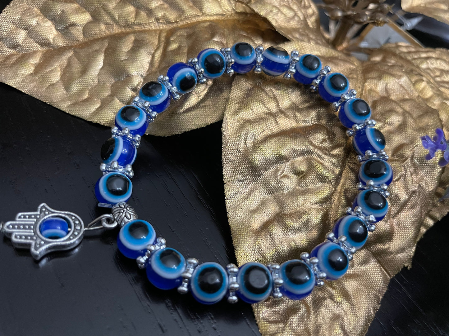 Bracelet hamza charm evil eye protection jewelry