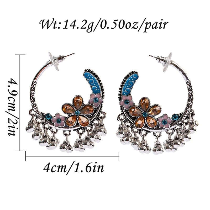 Ethnic Earrings oxidized decorations boho jewelry gift