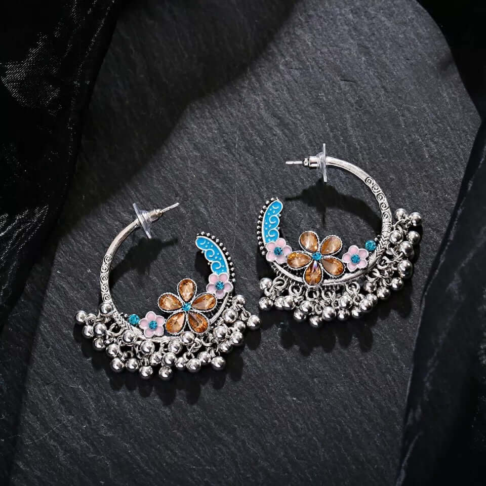 Ethnic Earrings oxidized decorations boho jewelry gift