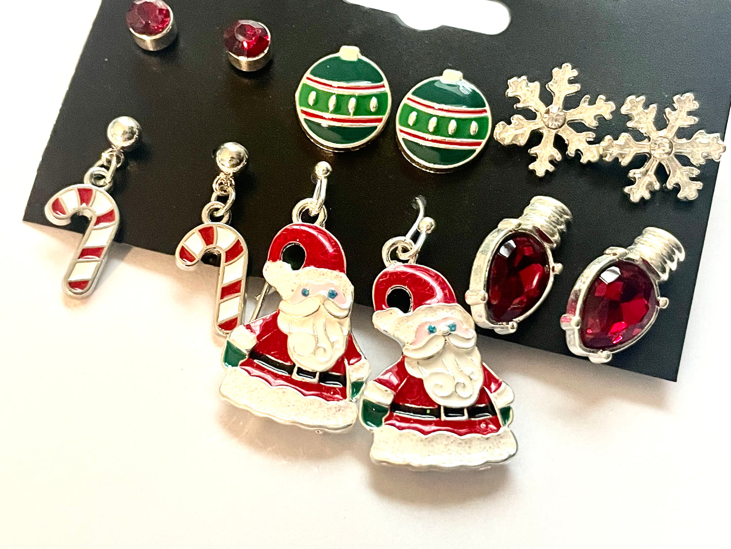 Christmas earrings jewelry gift combo