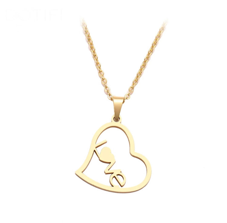 Heart pendant necklace non tarnish high quality charm gift jewelry