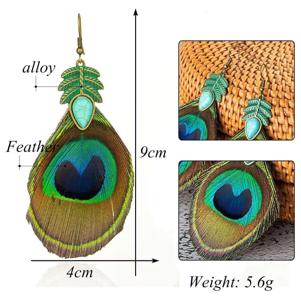 Earrings Handcrafted Beautiful lightweight boho/tribal jewelry