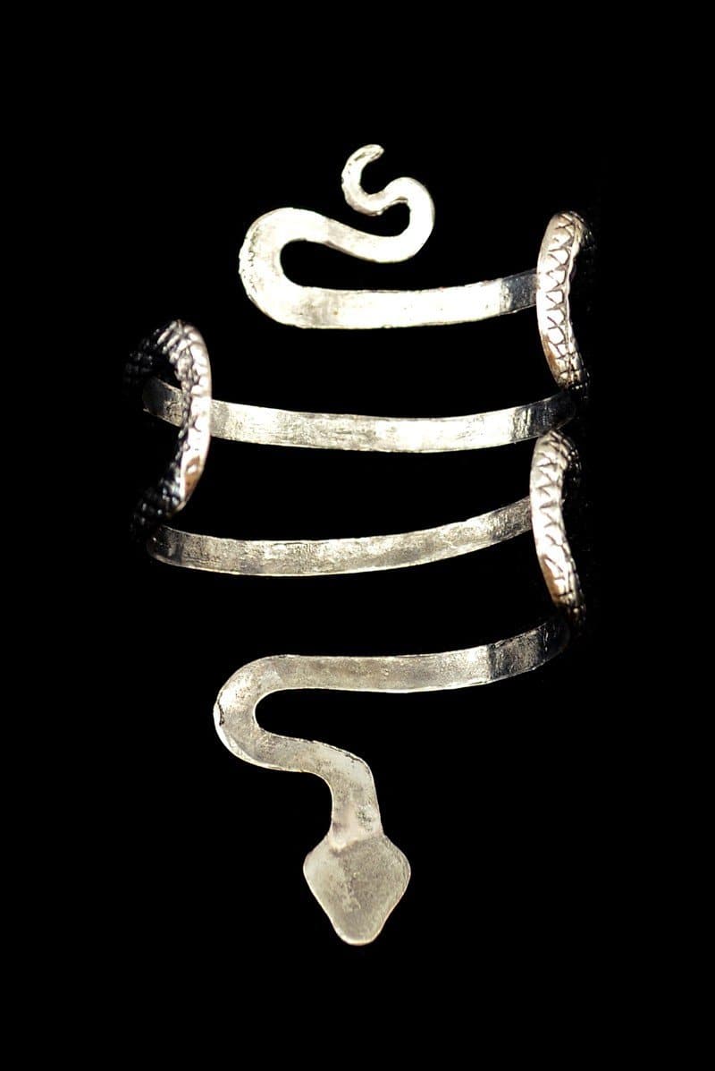 Cuff Bangle tribal Vintage Silver Snake Bracelets Party jewelry
