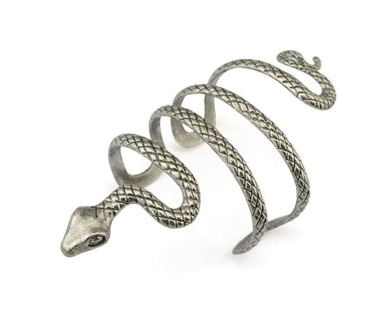 Cuff Bangle tribal Vintage Silver Snake Bracelets Party jewelry